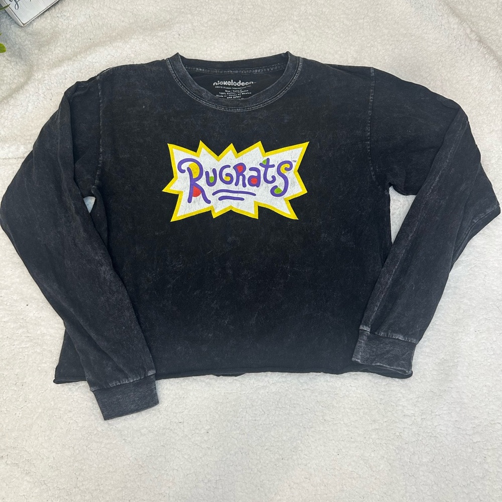 Rugrats cropped long sleeved shirt size Medium